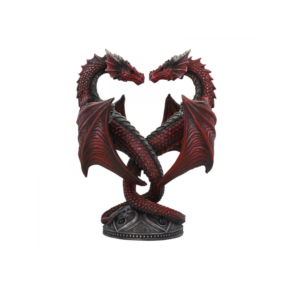 Nemesis Now - Dragon Heart - Valentines's Edition Bougeoir - Rouge